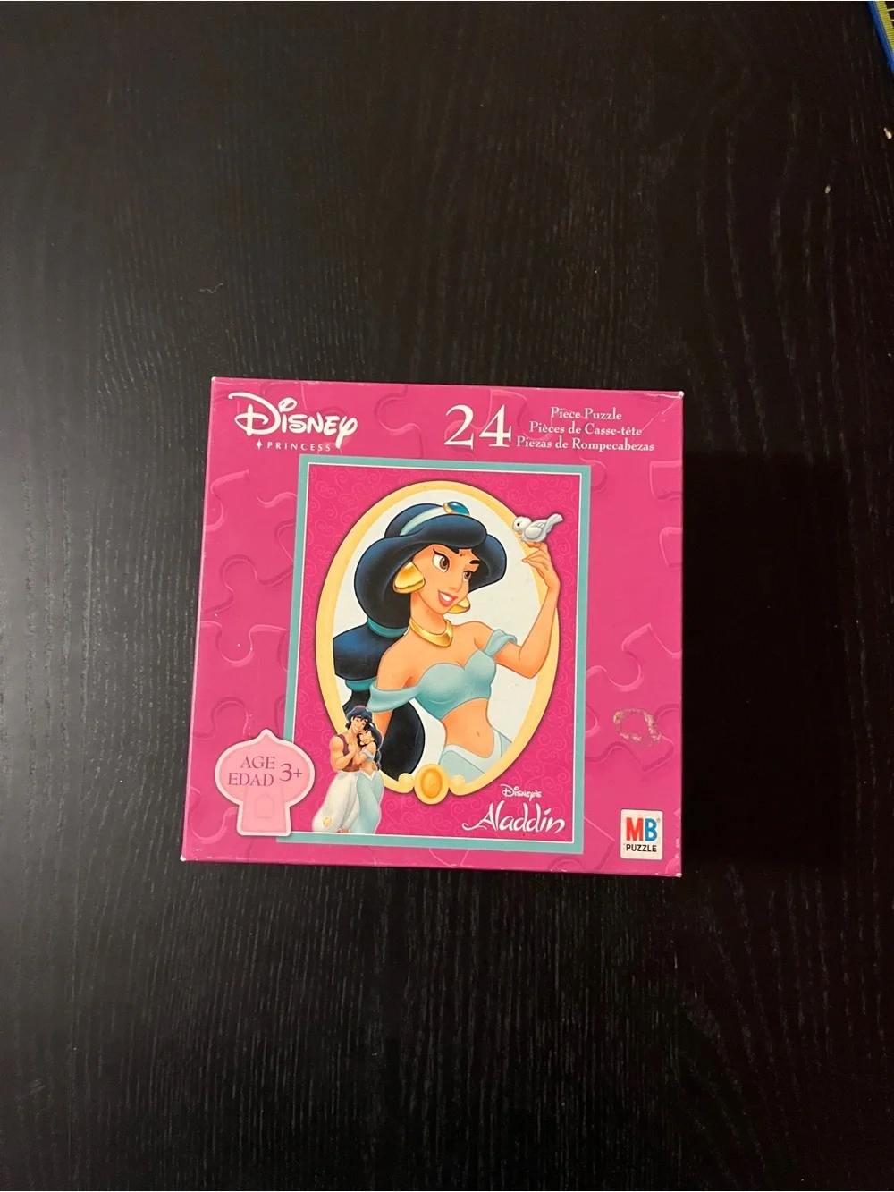 Disney Princess Aladdin Jasmine MB 24 Pc Puzzle 10x13